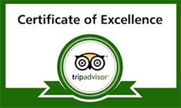 Trip Advisor Certificate of Excellence